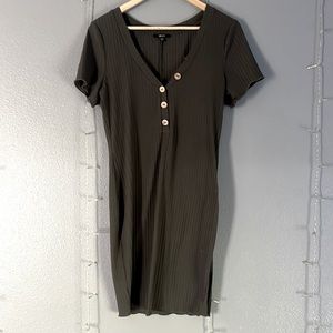 Iris Large Green bodycon dress